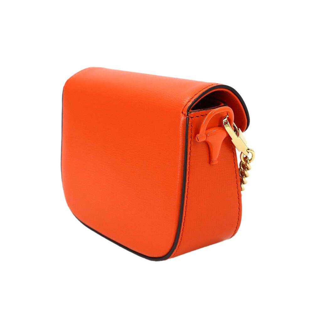 GUCCI Orange Leather Horsebit Bag - Picture 4 of 10